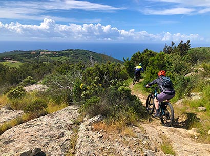 Mountain bike all'isola d'Elba
